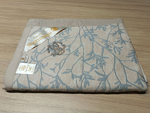 Хлопковое покрывало Roberto Cavalli 200х230, PRC2023-44 Цветочный шарм джинс